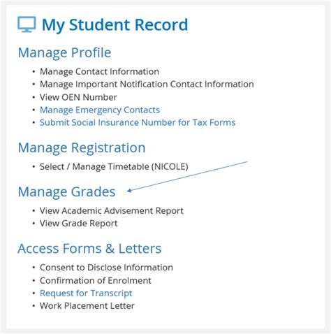 my student records wsu